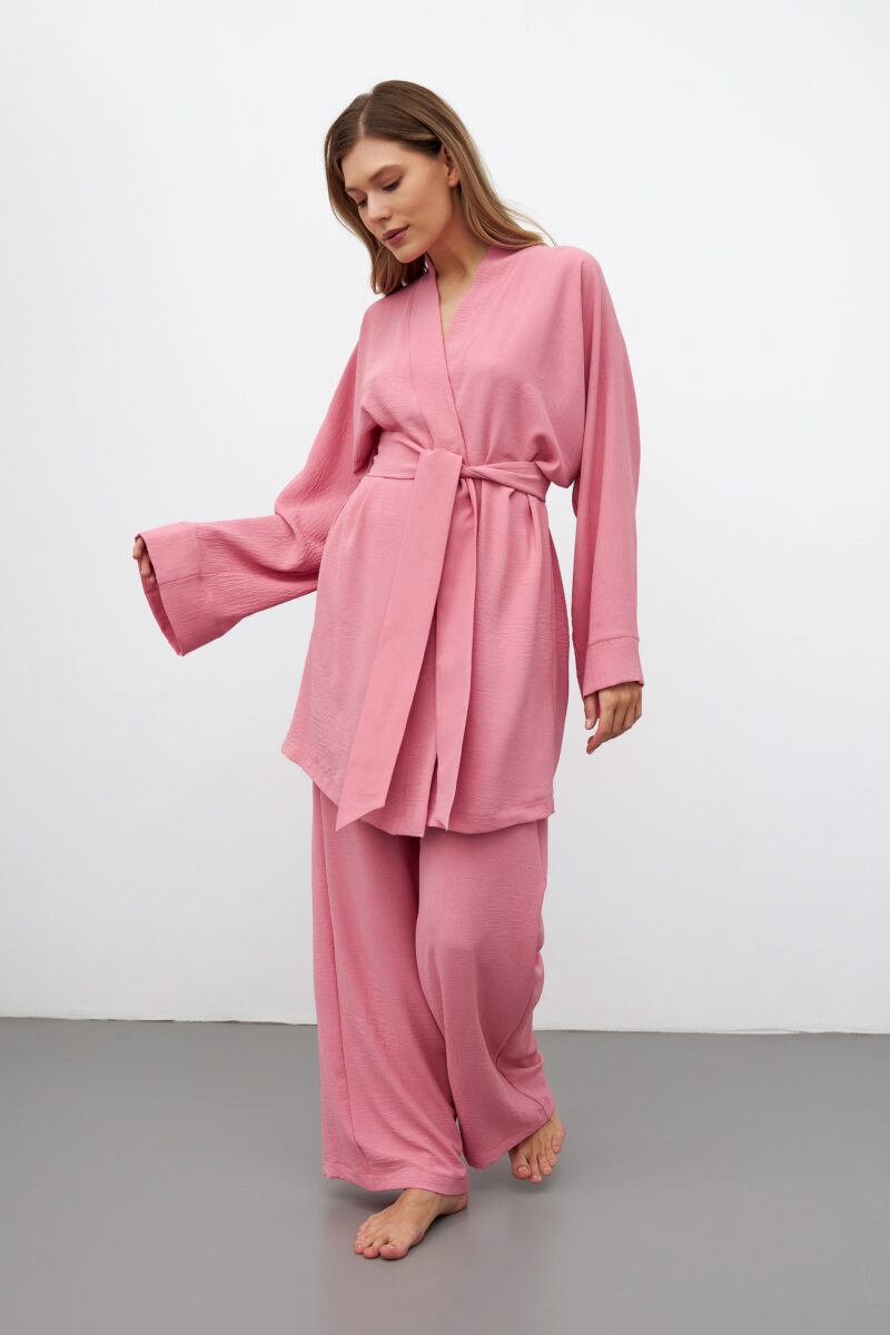 Изображение товара: Duo set «Kimono» костюм в розовом цвете